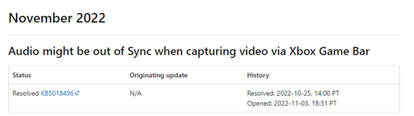 因PC端Xbox录制Bug：微软阻止部分设备更新Win11 22H2