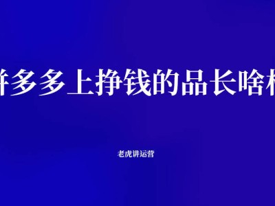 拼多多上的赚钱秘籍？这些品竟能让人月入过万！