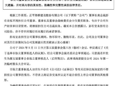 正平股份大换血？彭有宏辞任董事长，却仍稳坐总裁之位！