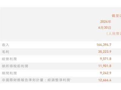 小米2024年中报惊艳：营收1643.95亿、净利润92.8亿，业绩亮眼！