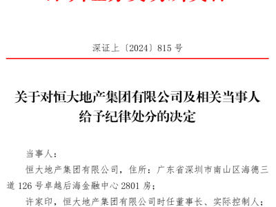 深交所严厉谴责：许家印、夏海钧遭公开批评，究竟所为何事？