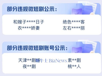 快手出手！新一批违规微短剧及账号被下架