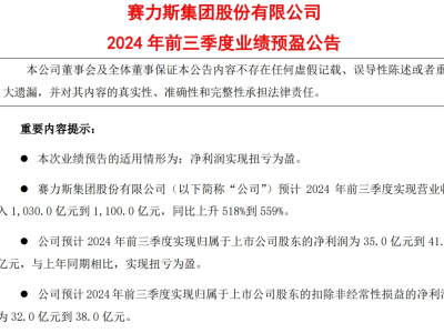 赛力斯大手笔！拟购龙盛新能源，销量暴增402.81%，扭亏为盈？