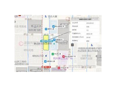 绿城萧山市北新盘规划曝光，精装均价41300元/㎡！