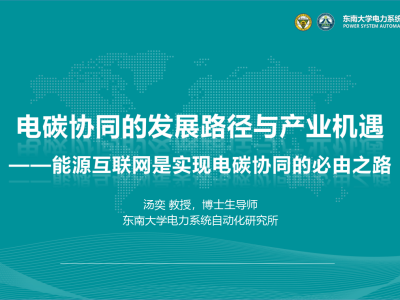 2024电碳协同新机遇：能源互联网，必由之路？