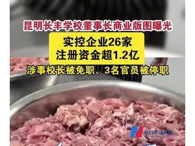 昆明长丰学校董事长商业版图庞大，涉事校长免职官员停职