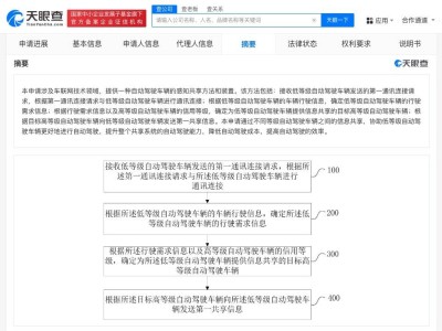 中国移动新专利出炉，自动驾驶成本有望降低！