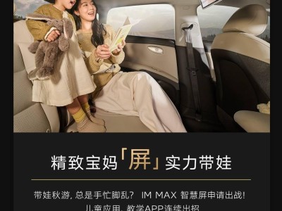 智己汽车新品IM MAX智慧屏亮相：17.3英寸大屏，还能控制空调座椅？