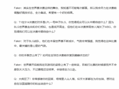 Faker盛赞BLG气势如虹，网友热议：期待对决，拭目以待！