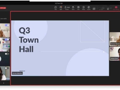 微软Teams市政厅功能大升级：参与者上限将提升至5万人！