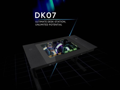 联力新品DK07X电竞桌亮相：承重百公斤，设计感与实用性并存！