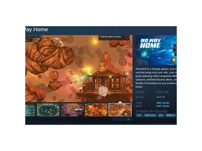 《胡闹搬家》团队新游《No Way Home》亮相Steam，2025年值得期待！