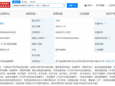 成飞集团携手多家企业共建高端航空技术创新中心，注册资本高达20亿！