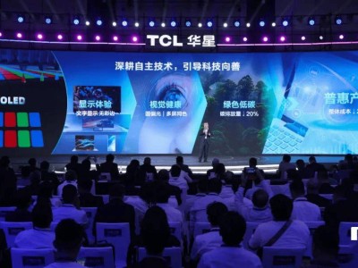 TCL华星重大突破：印刷OLED技术实现量产，全新APEX品牌震撼发布