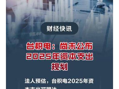 台积电：尚未公布2025年资本支出规划