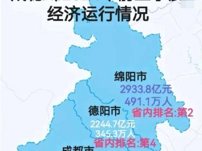 2024年前三季度，成德绵经济圈GDP总量破2万亿，发展势头强劲！