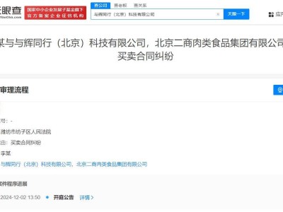 与辉同行公司陷信息网络买卖纠纷，12月2日法院见分晓