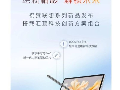 联想YOGA Pad Pro AI元启版来袭，汇顶科技助力打造全新平板体验！