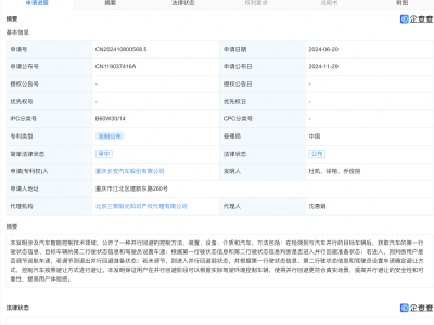 长安汽车新专利：让并行避让更安全智能