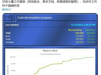 《塞尔达传说：魔吉拉的面具》完整代码重现，游戏逆向工程大获成功！