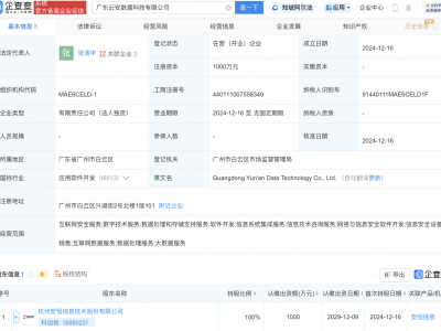 安恒信息全资控股，云安数据科技有限公司正式成立！