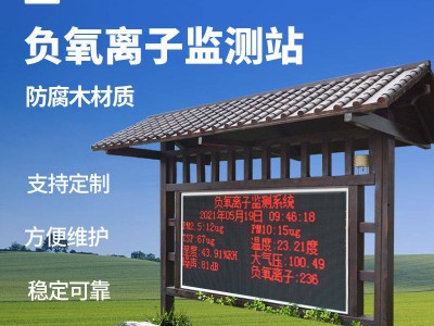 公园负氧离子监测新举措：精准布局，守护城市“绿肺”健康