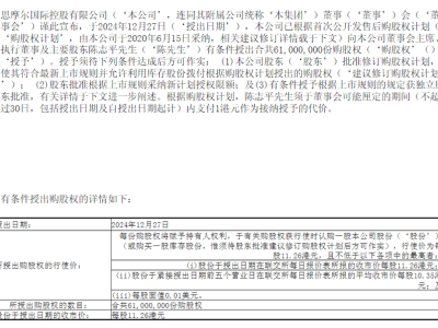 股权激励提振信心，思摩尔国际股价大涨近16%