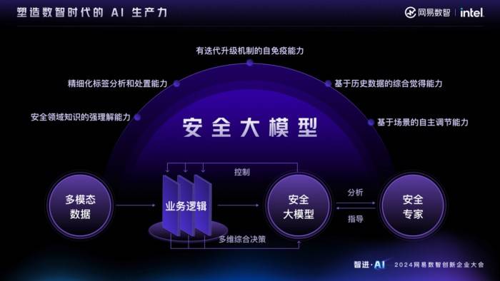 网易易盾安全垂域大模型示意图