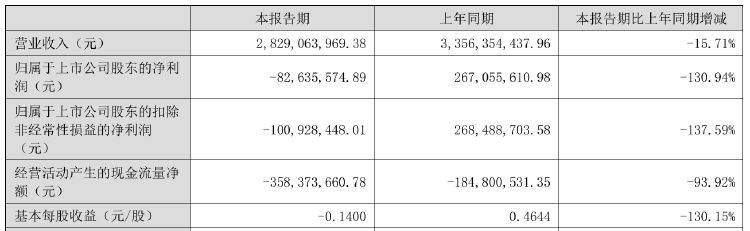 楚天科技2024中报截图