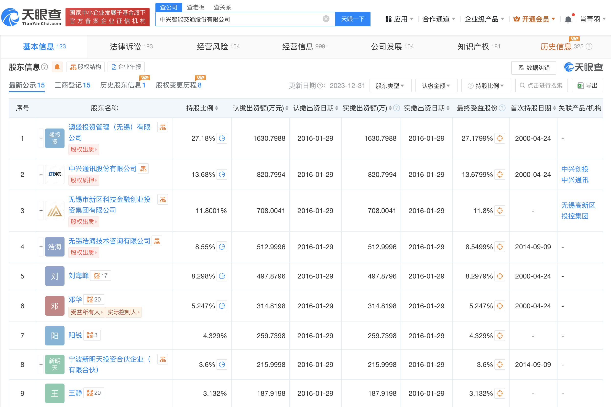 中兴智能交通股份有限公司经营范围