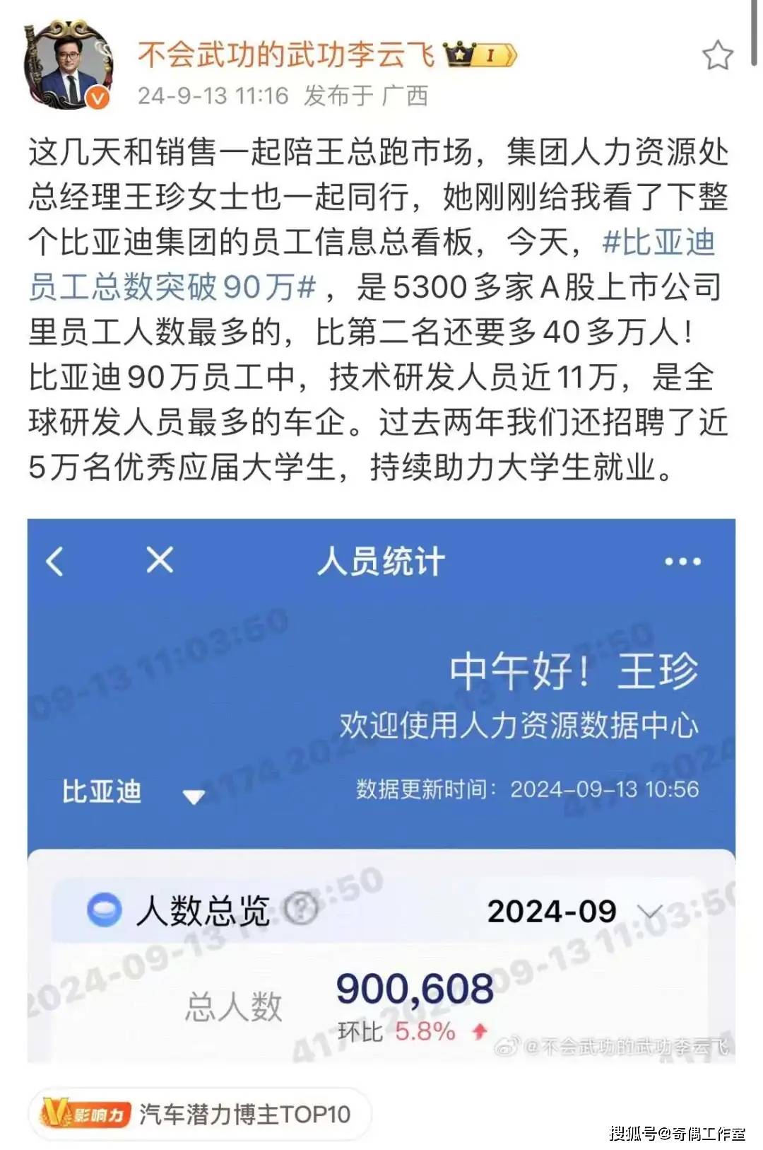 比亚迪研发团队