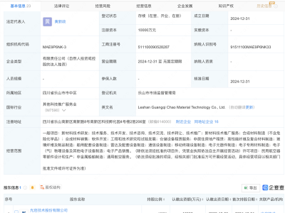 光启技术斥资1亿，新设超材料技术公司专注雷达通信设备制造