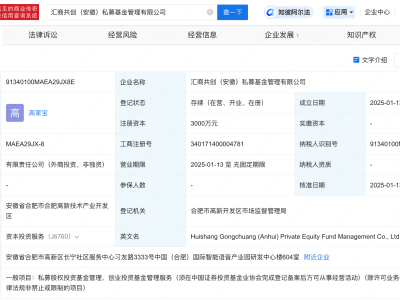 高规格阵容！科大讯飞、奇瑞、联想等巨头携手创立私募基金管理公司