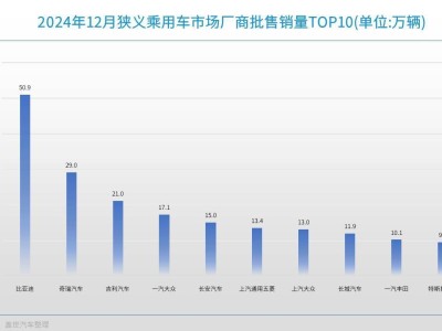 12月车企销量盘点：比亚迪领跑，自主崛起，合资品牌如何应对挑战？