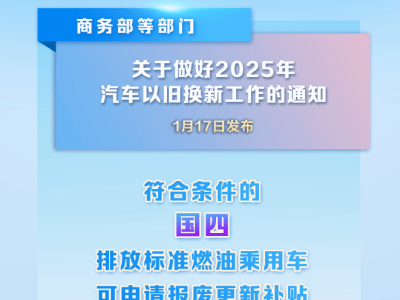 2025年汽车换新政策升级，国四车也能享补贴！