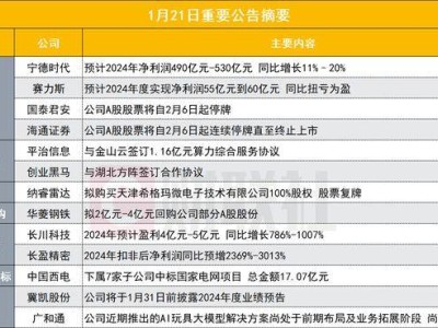 2024业绩大爆发！宁德时代净利预增超百亿，多家企业业绩亮眼