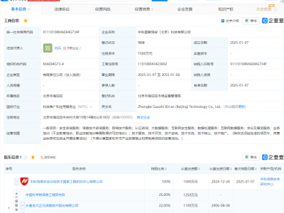 中科国智信安科技成立，吉大正元与中国科学院信工所等共投资