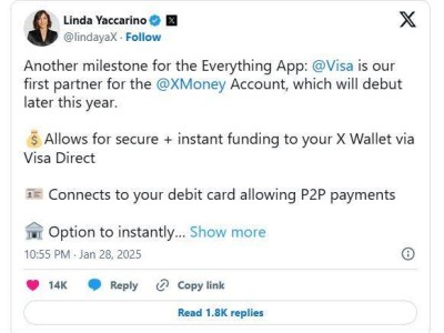 马斯克“美国微信梦”加速，携Visa共筑“X钱包”金融生态
