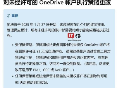 微软将清理未授权商业版OneDrive账户，数据何去何从？