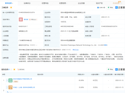 天域生物携手普蓝电商，新设公司涉足电影摄制服务领域