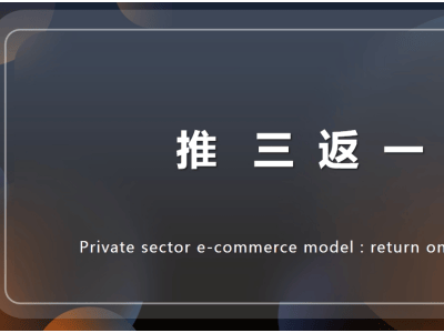 推三返一模式：私域电商的新引擎，如何助力企业破解增长密码？