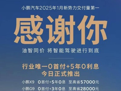 车企开年大促：小鹏乐道推“零元购”，特斯拉免息加补贴谁更香？