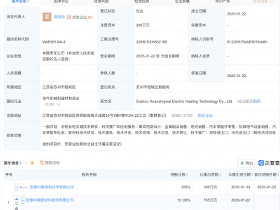 中鼎股份新动作：苏州成立电热科技公司，布局余热发电与集成电路设计