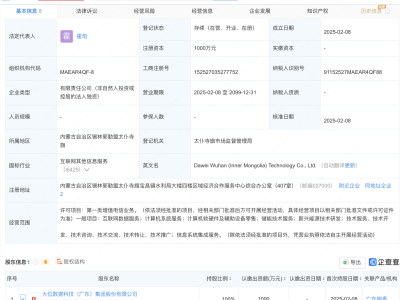 大位科技内蒙古布局新领域，成立公司涉足储能技术服务