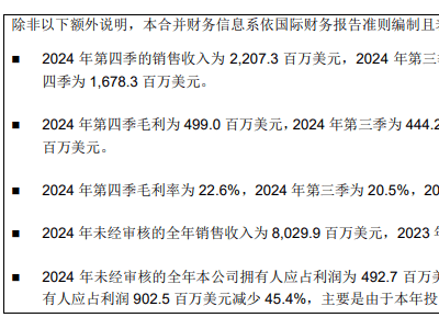 中芯国际2024业绩亮眼，2025展望乐观：AI高速成长，汽车本土切换加速