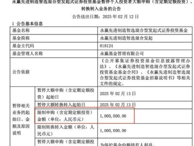 主动基金“限购潮”来袭，基金经理力荐定投布局未来？