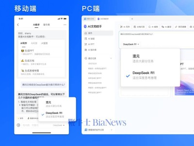 腾讯文档升级AI助手，DeepSeek R1模型助力文档创作与总结