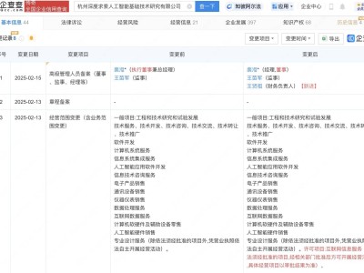 DeepSeek关联公司高管调整，新增互联网信息服务业务引关注