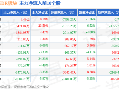 汽车黑匣子EDR板块大涨5%，协创数据领跑，资金净流入超亿元