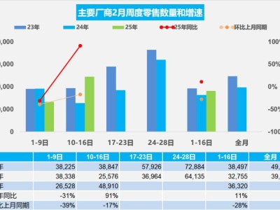 2025年2月车市观察：乘用车零售回暖，新能源二手车潜力巨大